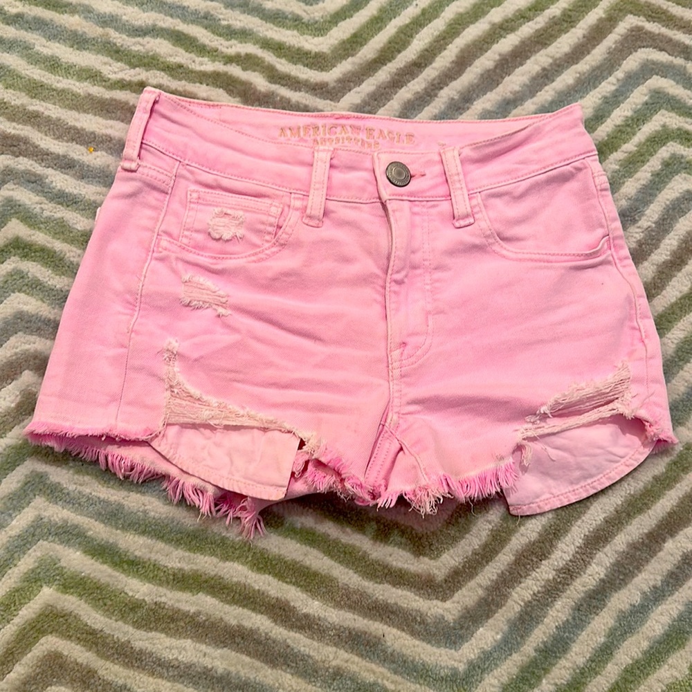 Pink jeans create conditions so cute
